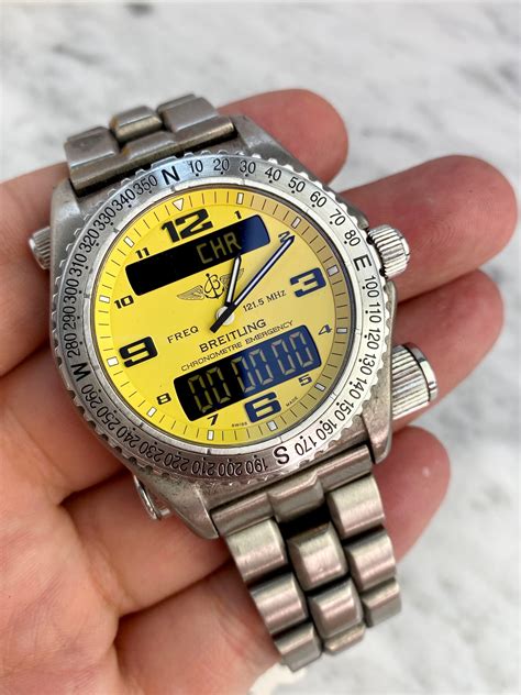 breitling titanio|breitling titanium emergency.